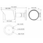 Cámara TUBULAR 4en1 - 1080P@25IPS - HDCVI - 2MP - 2.8mm Smart IR - Imagen 2